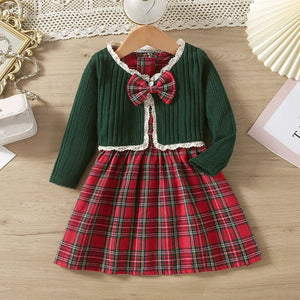 Kids Christmas Dress for Girls Clothes Autumn Winter 2024 New Child