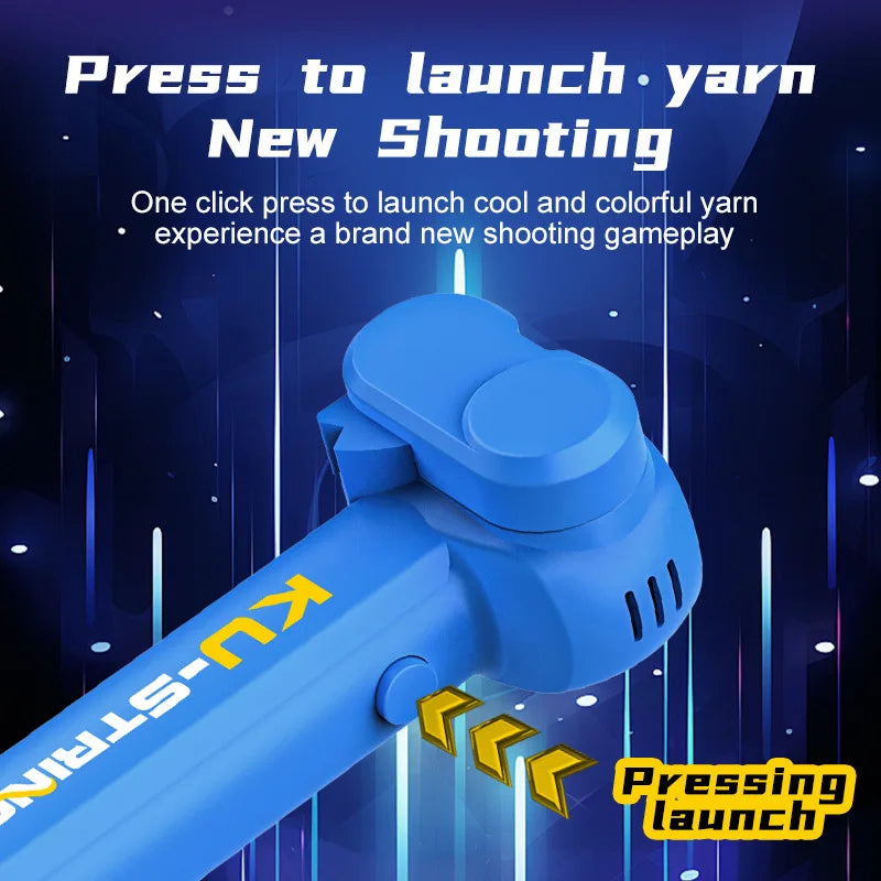 ecompression rope launcher, play with a yarn gun, rechargeable