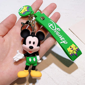 Christmas Gifts Disney Anime Mickey Keychain Cartoon Stitch Cute