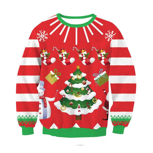 Funny Fake Christmas Sweater Unisex Men Women Ugly Christmas Sweater