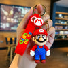 10styles Super Mario Keychain Mario Bros Luigi Toad Yoshi Bowser