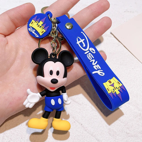 Christmas Gifts Disney Anime Mickey Keychain Cartoon Stitch Cute