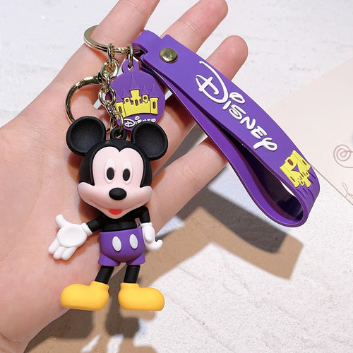 Christmas Gifts Disney Anime Mickey Keychain Cartoon Stitch Cute