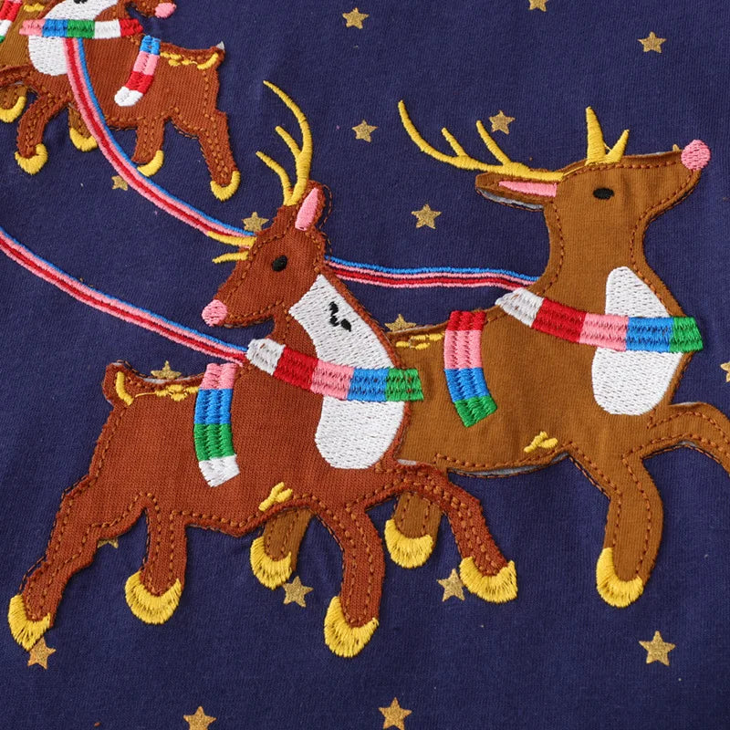 Little maven New Year Party Dress Halloween Kids Dress Baby Girls Long