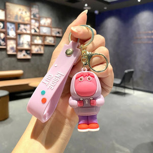 New Disney INSIDE OUT Keychain Cute Doll Bag Pendant Pvc Car KeyChain