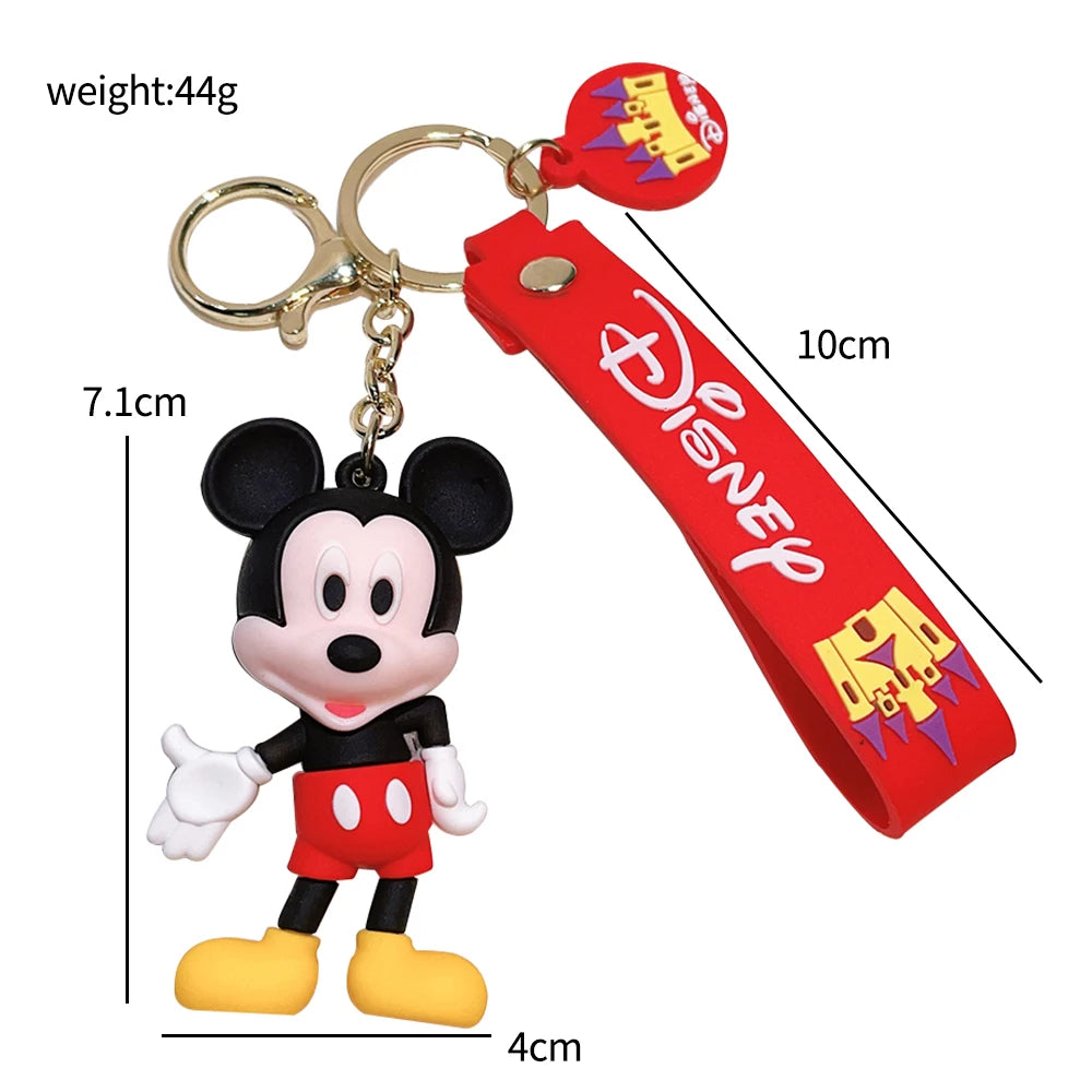 Christmas Gifts Disney Anime Mickey Keychain Cartoon Stitch Cute