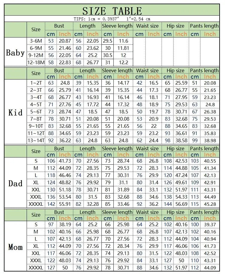 2024 Christmas Pajamas Family Father Mother Kids Girl Baby  Top+pants