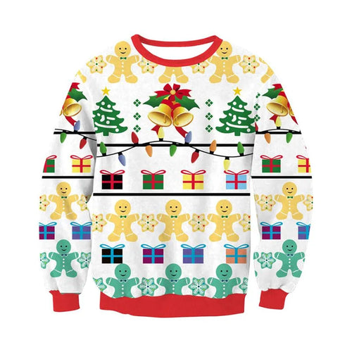 Funny Fake Christmas Sweater Unisex Men Women Ugly Christmas Sweater