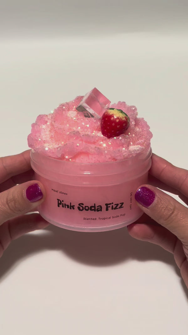 Pink Soda Fizz  Slime
