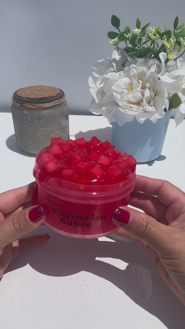 Watermelon Cubes Slime