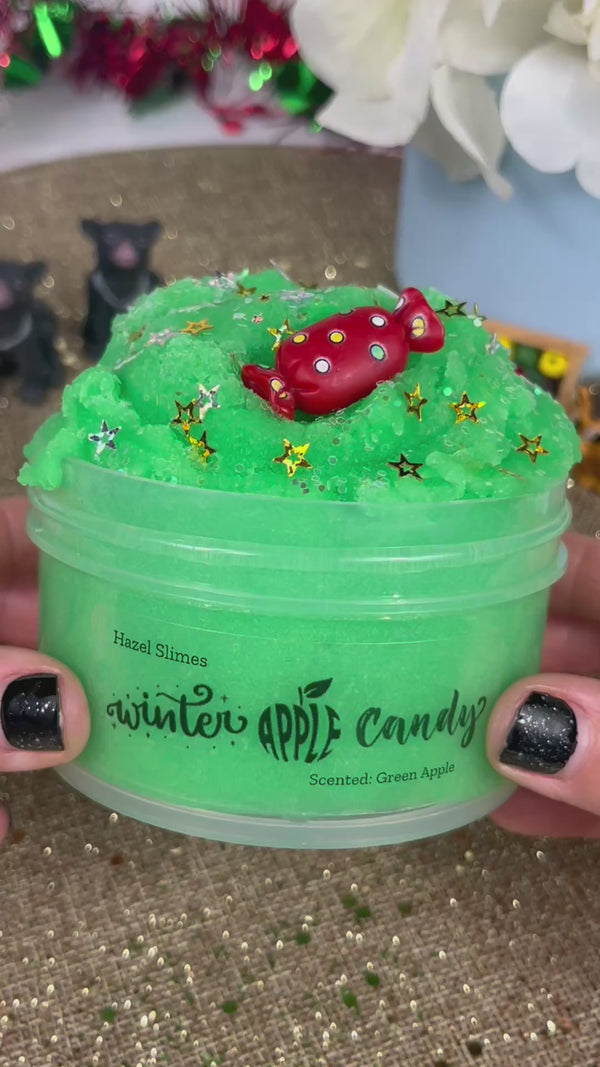 Winter Apple Candy Slime