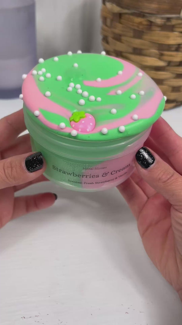 Strawberries & Cream Slime