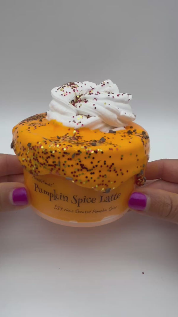 Pumpkin Spice Latte Slime