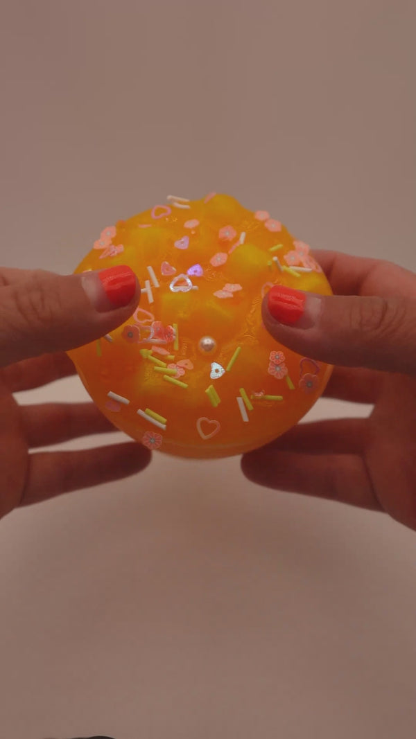 Mango Cube Crush Slime