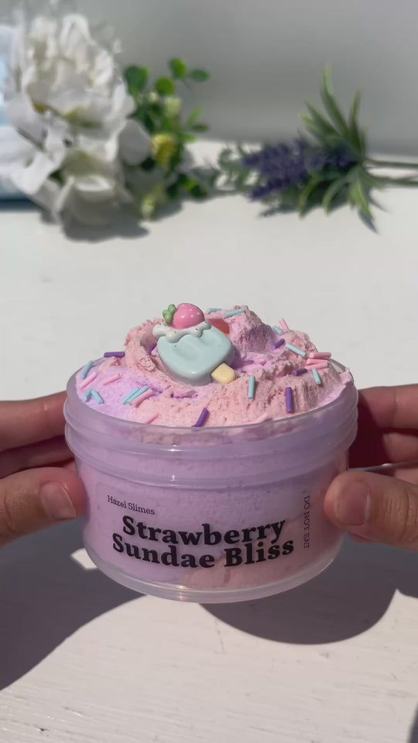 Strawberry Sundae Bliss Slime