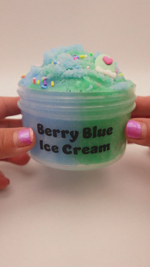 Berry Blue Ice Cream Slime