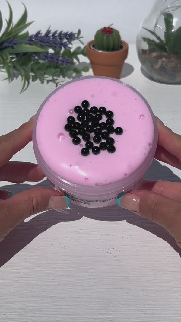 Strawberry Boba Slime