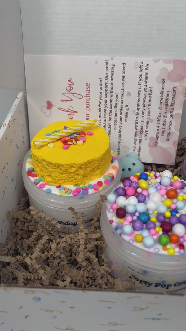 Birthday Box Slime Bundle