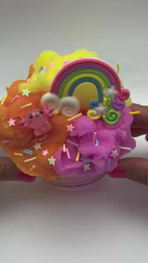 Rainbow Axolotl Slime