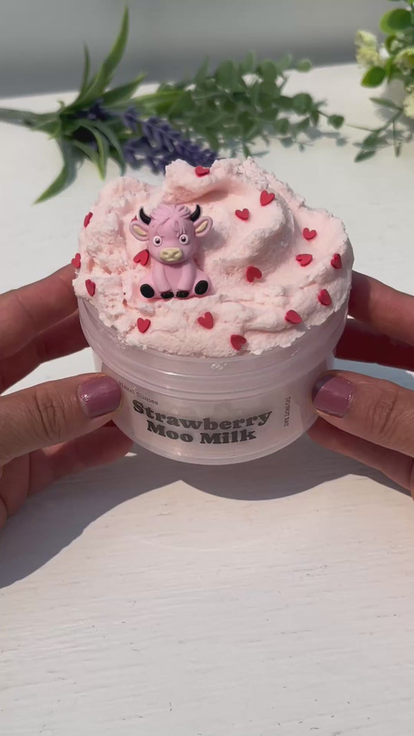 Strawberry Moo Milk Slime